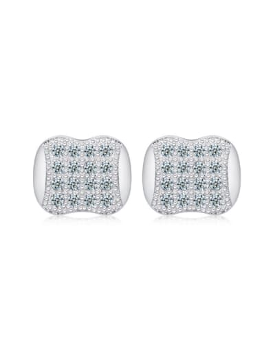 Soap with Zircon Shaped Stud Earrings