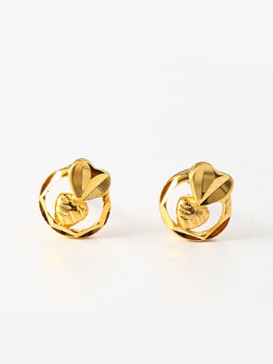 Tiny Gold Plated Stud Earrings