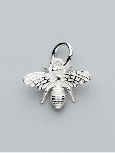 custom 925 Sterling Silver With Silver Plated Personality Little bee