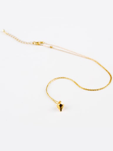 Fashion 18K Gold Plated Triangle Shaped Necklace