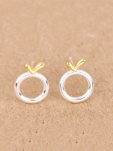 Simple Tiny Round stud Earring