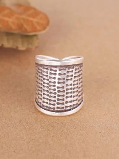 Ethnic style Personalized Silver Ring