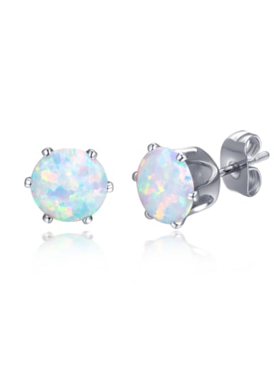 Exquisite Elegant Round Shaped Small Stud Earrings