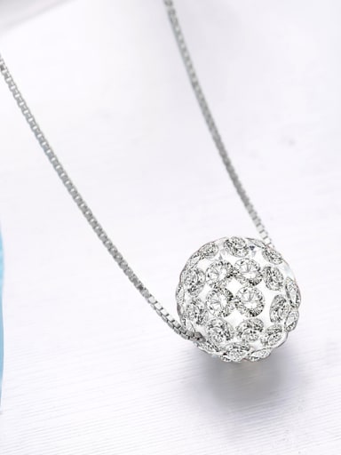 2018 925 Silver Ball Necklace