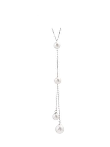 Fashion Freshwater Pearls Silver Necklace