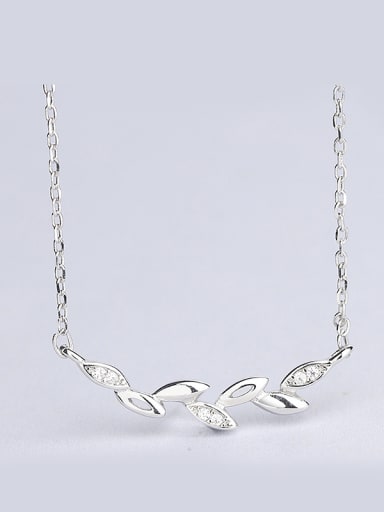 925 Silver Leaf Necklace