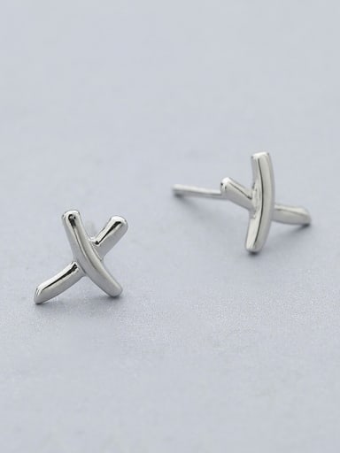 Simply Style X Shaped cuff earring