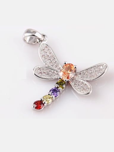 Dragonfly Zircon Colorful Exquisite Fashion Necklace