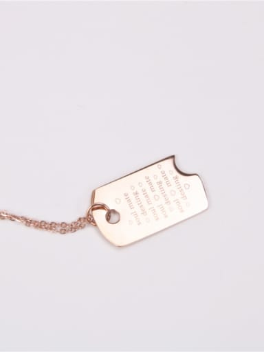 Alphabet Army Card Pendant Birthday Necklace