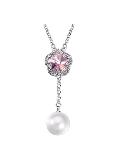 Plum Blossom Pearl Necklace