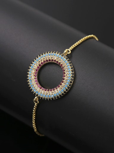 Copper Turquoise Adjustable Bracelet
