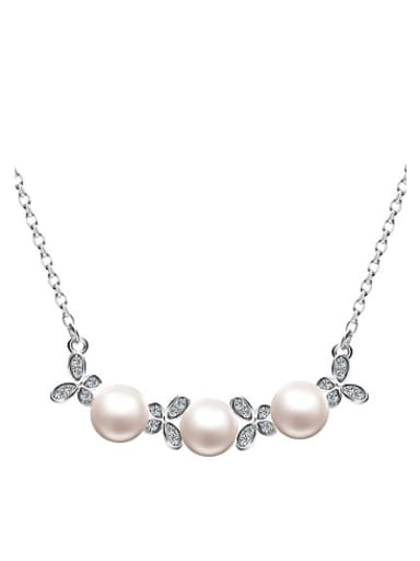 Fashion Butterfly Freshwater Pearls Necklace