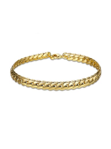 Delicate 18K Gold Plated Geometric Shaped Bracelet