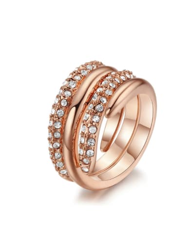 Noble Plating Hot Selling with Zircons Ring