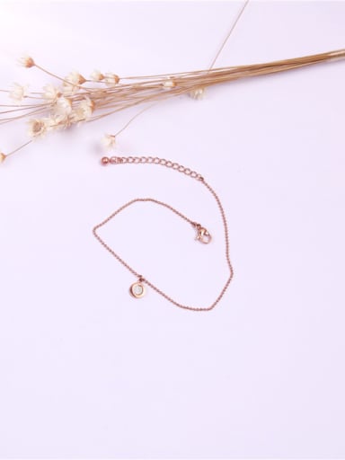 Small White Shell Simple Anklet