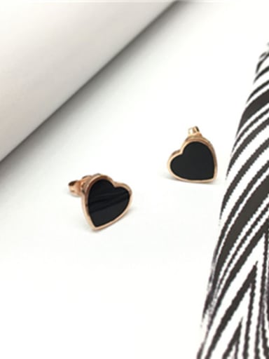 Lovely Heart-shape Stud Earrings