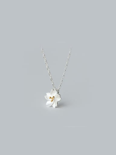 S925 Silver Sweet Little Fresh Cherry Clavicle Necklace