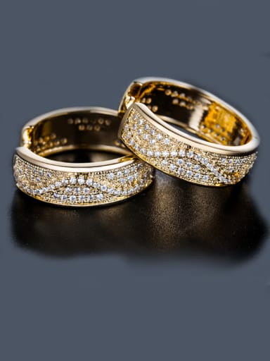 18K Gold Plated Zircon band ring
