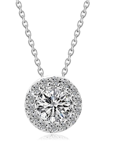 AAA zircon simple Bling bling necklace