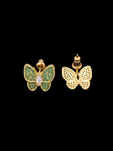 Butterfly Copper stud Earring