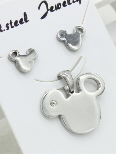 Stainless Steel Bear Head Two Pieces Set