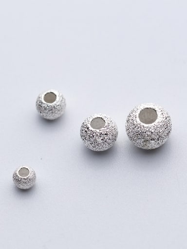 925 Sterling Silver With Silver Plated Classic ball Beads