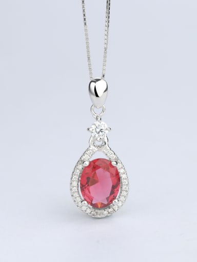 Red Oval Pendant