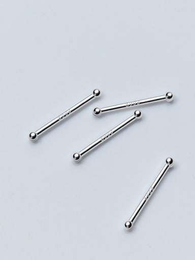 S999 pure silver simple invisible ear hole ear stud