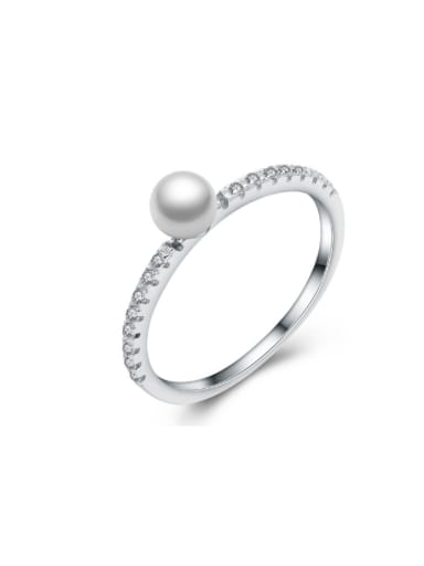 Personality Shell Pearl Wedding Accessories Ring