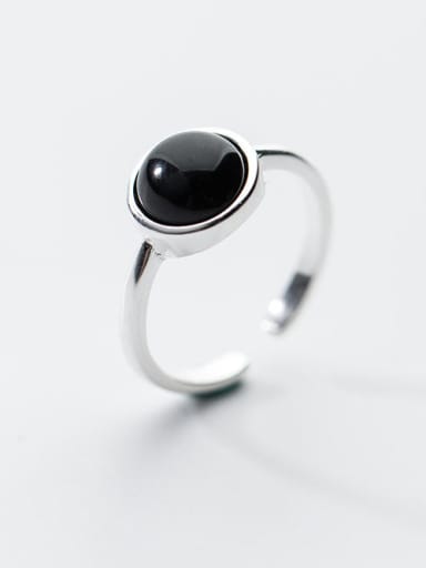 Fashion Open Design Round Shaped Carnelian Ring