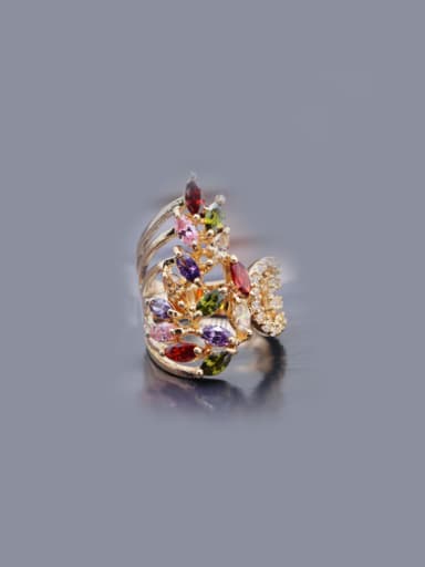 Exquisite Colorful Statement Ring