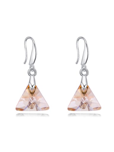 Triangle austrian Crystal Alloy Earrings