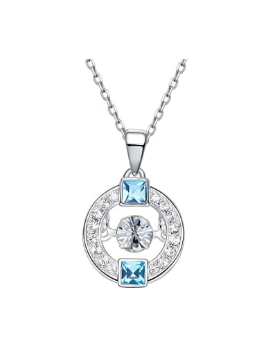 Fashion austrian Crystals Round Necklace