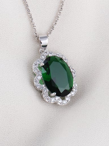 High-quality Zircon Exquisite European and American Quality Pendant Necklace
