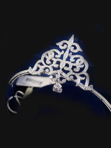 Classical Hollow Crown-shape Party Wedding Hair Accessories