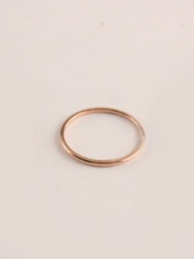 Simple Single Line Fashion Ring