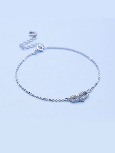 Women Heart Shaped Zircon Bracelet