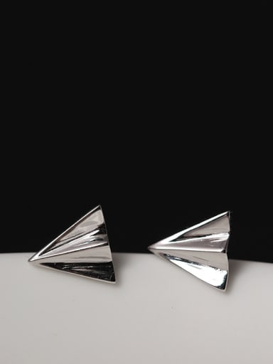 S925 Silver Aircraft Stud Earrings