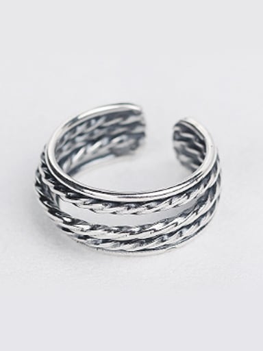 Retro style Multi-layers Opening Ring