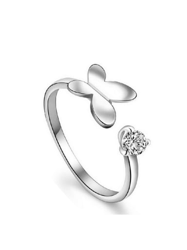 Butterfly Shaped Opening Women Ring