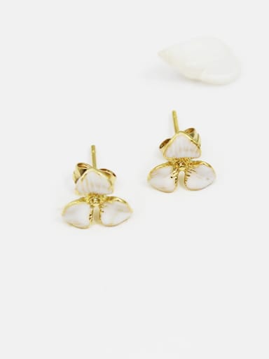 Exquisite 16K Gold Plated leaf Design Earrings