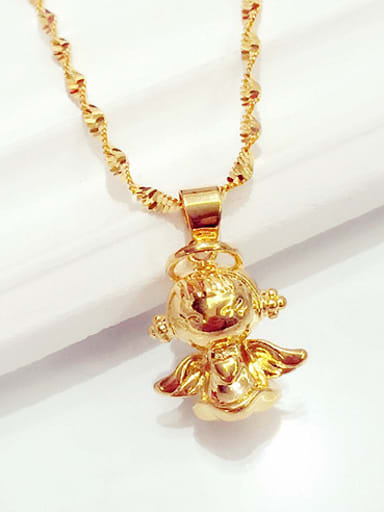 Women Delicate Angel Shaped Necklace