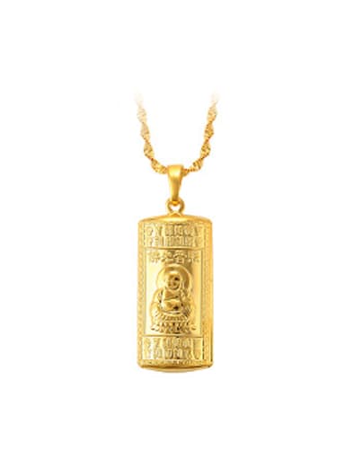 Ethnic style Gold Plated Religious Pendant