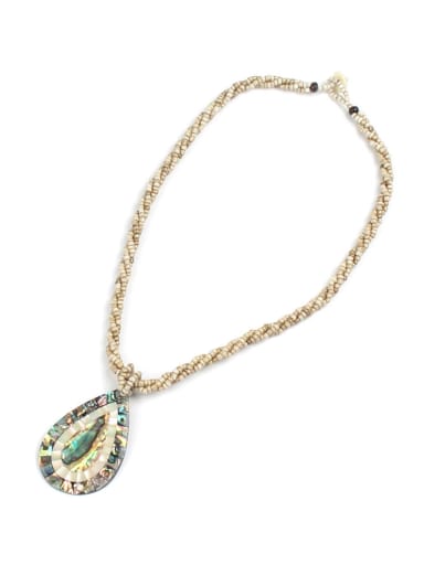 Temperament Shell Woven Fashion Necklace