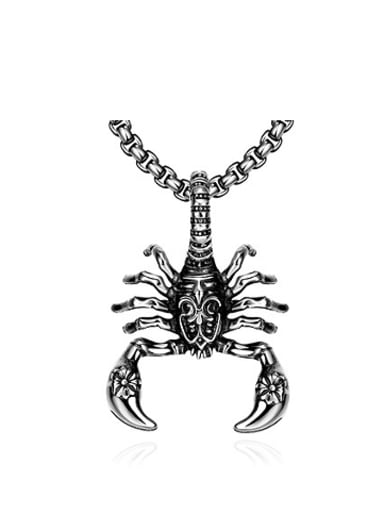 Retro style Personalized Scorpion Necklace