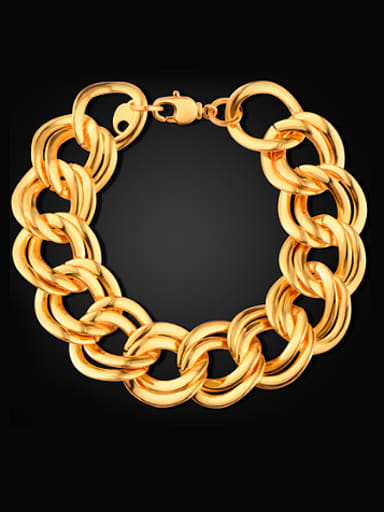 18K Gold Plated Exaggerated Bracelet