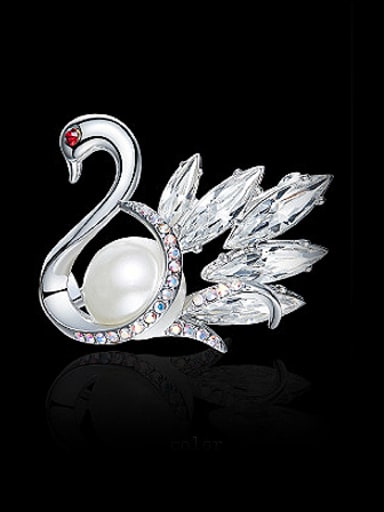 High-grade Swan-shaped Brooch