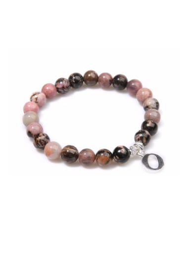 Letter Alloy Accessories Semi-precious Stones Bracelet