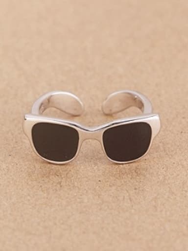 Creative Mini-glasses Opening Midi Ring
