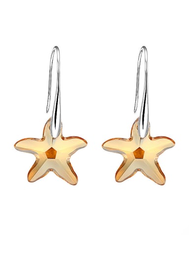 Five-point Star Shaped hook earring